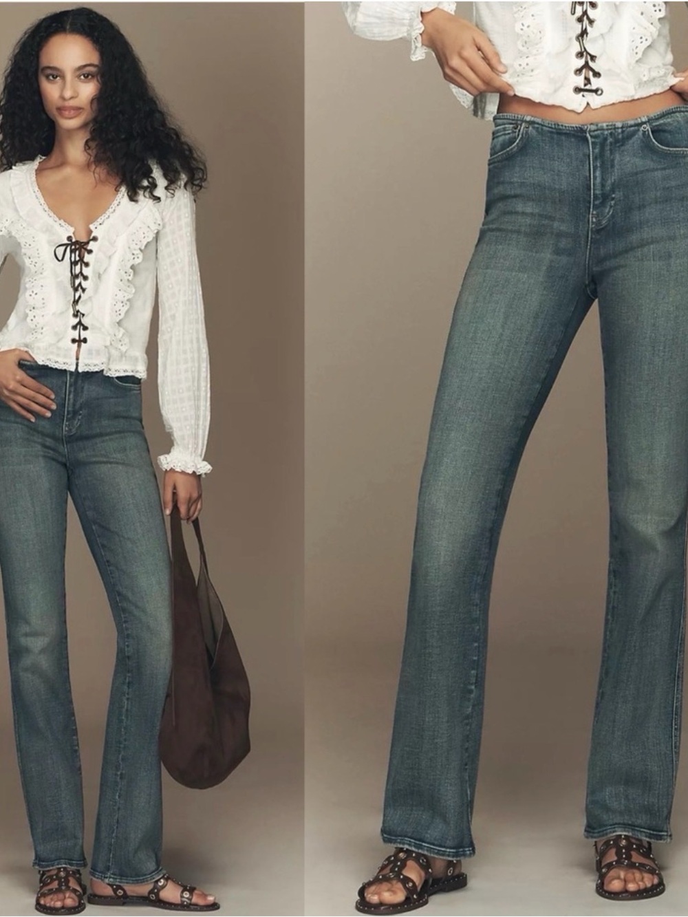 NWT Anthropologie Pilcro Low-Rise Mini Bootcut Jeans Size 29